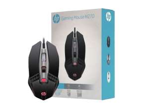 MOUSE HP M270 GAMING, SENSOR HASTA 2400 DPI, ILUMINACION, CON 6 BOTONES, CONEXION USB, COLOR NEGRO (7ZZ86AA#ABM   )