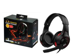 AURICULAR GENIUS HS-G600V, CON MICROFONO, CONEXION A CABLE, CONTROL DE VOLUMEN, ALMOHADILLAS SUAVES, C/ NEGRO (31710015400)