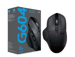 MOUSE INALAMBRICO LOGITECH GAMING G604 LIGHTSPEED, HASTA 25,600 DPI, CON RECEPTOR USB, DISEÑO ERGONOMICO, 10 BOTONES (910-005622)