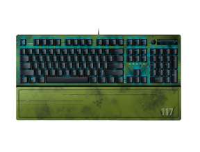 TECLADO RAZER GAMER BLACKWIDOW V3 HALO INFINITE ED MESH. CHROMA, RETROILUMINACIÓN RGB LED, SWITCH GREEN, US (RZ03-03542600-R3M1)