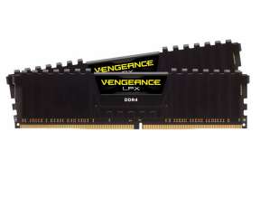 MEMORIA RAM CORSAIR DDR4 16GB (2X8GB), FRECUENCIA 3600 MHZ, VENGEANCE LPX NEGRO, PARA PC DE ESCRITORIO (CMK16GX4M2D3600C18)