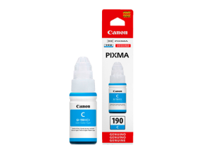 Tinta Canon 190 Color Cian Gi-190c, Para Equipos Canon G1100, G2100, G3100 + 70.0 Ml