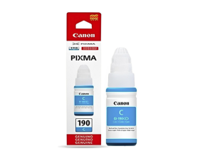 Tinta Canon 190 Color Cian Gi-190c, Para Equipos Canon G1100, G2100, G3100 + 70.0 Ml (0668c001ab)
