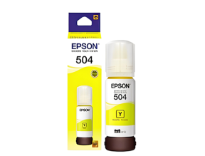 Tinta Epson 504 Color Amarillo T504420-al, Compatible L4150, L4160, L6171 + 70ml (c13t03n42a)