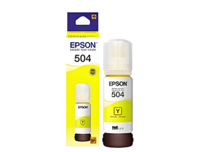 TINTA EPSON 504 COLOR AMARILLO T504420-AL, COMPATIBLE L4150, L4160, L6171 + 70ML (C13T03N42A)