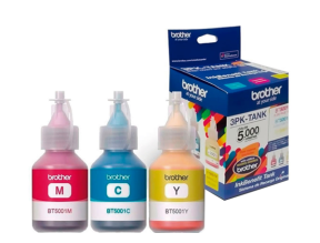 TINTA BROTHER 3PK-TANK TRIPACK COLORES CYAN + MAGENTA + AMARILLO, PARA EQUIPOS BROTHER DCP-T300, DCP-T500W, DCP-T700W (3PK-TANK)