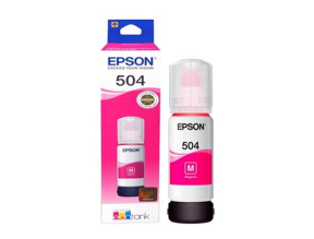 Tinta Epson 504 Color Magenta T504320-al, Compatible L4150, L4160, L6171 + 70ml (c13t03n32a)