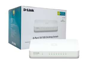 Switch D-link 8 Puertos ( Dgs-1008a ) 10/100/1000 Mbps