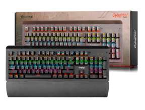 TECLADO CYBERTEL GAMER MECANICO, GK1003, CON ILUMINACION RGB LED, SNIPER (CBX GK1003)