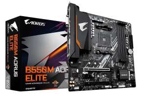 Placa Madre Gigabyte B550m Aorus Elite (b550m Aorus Elite) Socket Am4, Ram Ddr4 Buss 4733oc Mhz