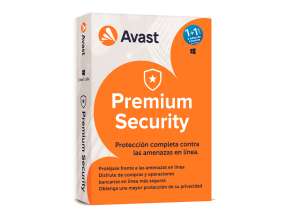 ANTIVIRUS AVAST PREMIUM SECURITY ( 7153211 ) ( 1+1 PC)  2 PCS | 12 MESES