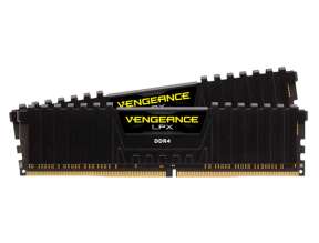 MEMORIA RAM CORSAIR DDR4 16GB (8GBX2), FRECUENCIA 3200 MHZ, VENGEANCE LPX NEGRO, PARA PC DE ESCRITORIO (CMK16GX4M2E3200C16)
