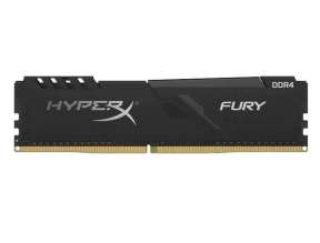 MEMORIA RAM HYPERX DDR4 4GB, FRECUENCIA 2666 MHZ, FURY NEGRO, PARA PC DE ESCRITORIO ( HX426C16FB3/4 )