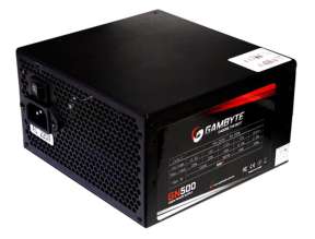 Fuente De Poder Gambyte 500w Gn500w (gi-gn500w) Atx, No Modular, Negro