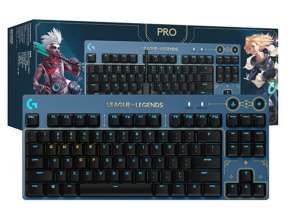 TECLADO LOGITECH MECANICO G PRO RGB EDICION LEAGUE OF LEGENDS, CON ILUMINACION RGB LED, AZUL (920-010533)