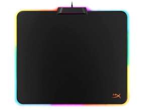 PAD MOUSE HYPERX FURY ULTRA GAMING, BASE DE GOMA ANTIDESLIZANTE, SUPERFICIE RÍGIDA MICROTEXTURIZADA, ILUMINACION RGB (HX-MPFU-M)