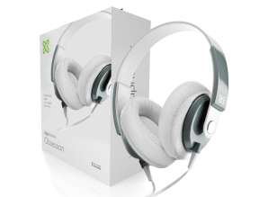 AURICULAR KLIP XTREME OBSESSION, CON MICROFONO, CONEXION A CABLE, CONTROL DE VOLUMEN, ALMOHADILLAS SUAVES, COLOR BLANCO (KHS-550WH)