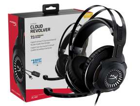 Auricular Hyperx Cloud Revolver Gaming 7.1, Con Microfono, Conexion Usb, Control De Volumen, Almohadillas Suaves, Color Negro (hhsr1-ah-gm/g)