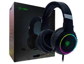 Auricular Vsg Gaming Shake 7.1 (vg-hp726-blk) Con Microfono, Interfaz Usb, Rgb, Negro