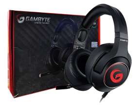 Auricular Gambyte Falco G Gaming 7.1 (gi-falcog) Con Microfono, Interfaz Usb, Led Rgb, Negro