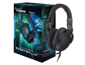 Auricular Roccat Cross Gaming (roc-14-510) Con Microfono, Interfaz Jack 3.5 Mm, Negro