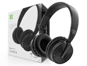 AURICULAR INALAMBRICO KLIP XTREME UMBRA, CON MICROFONO, CONTROL DE VOLUMEN, ALMOHADILLAS SUAVES, COLOR NEGRO (KHS-672BK)