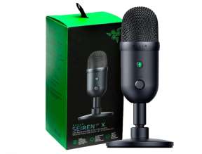 Microfono Razer Seiren V2 X (rz19-04050100-r3u1) Interfaz Usb, Negro