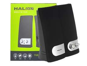 Parlante Halion Ha-s210 10watts (ha-s210) Interfaz Usb, Parlantes 2.0, Negro