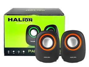 Parlante Halion S15 6 Watts (ha-s15 Ha-s15 Naranja) Interfaz Usb, Negro, Naranja
