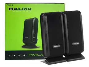 PARLANTE HALION, PARLANTES 2.0,S800, 02 PARLANTES CADA UNO CON UNA BOCINA 5WX2 RMS, CONECTOR USB, CONTROL DE VOLUMEN, 10WATTS, COLOR NEGRO (HA-S800)
