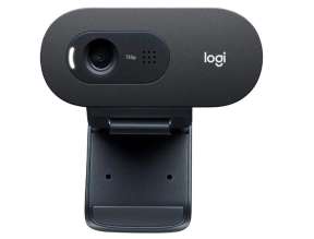 CAMARA WEB LOGITECH C505, MICROFONO INCORPORADO, CONEXION USB, RSOLUCION 720P / 30 FPS HD, COLOR NEGRO (960-001367)