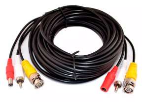 Cable Para Camaras De Vigilancia Open Pixel P / Dahua 20 Metros, Color Negro (opxcctv-3)