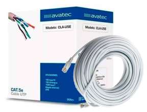 CABLE UTP AVATEC CATEGORIA 5 E 305 METROS (AV-CLN-CLAU5E 305)