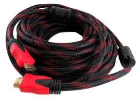 CABLE DE PUERTO HDMI MACHO -- A -- PUERTO HDMI MACHO, GENERICO VER1.4, CABLE DE 20 METROS, ENMALLADO (HDMI - A - HDMI 20M)