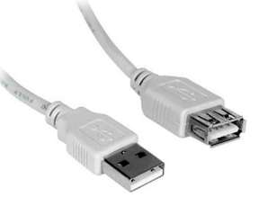 CABLE DE PUERTO USB HEMBRA -- A -- PUERTO USB MACHO, CABLE DE 2 MTROS (16U2AE06Z)