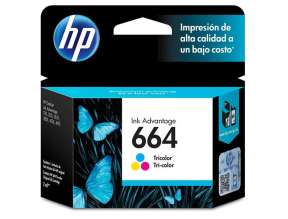 Cartucho Hp 664, Tricolor - 1115 / 3635 / 4535 + (f6v28al)