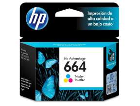 CARTUCHO HP 664, TRICOLOR - 1115 / 3635 / 4535 + (F6V28AL)