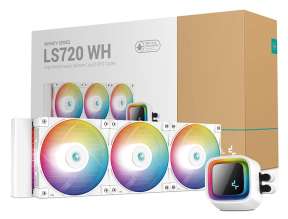 SISTEMA DE ENFRIAMIENTO LIQUIDO DEEPCOOL LS720 WH ARGB WHITE (R-LS720-WHAMNT-G-1)