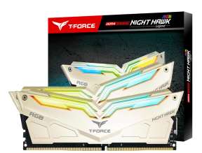 MEMORIA RAM TEAMGROUP DDR4 16GB (8GBX2) T-FORCE NIGHT HAWK LEGEND (TF7D416G3466HC16CDC01) 3466 MHZ | BLANCO | RGB