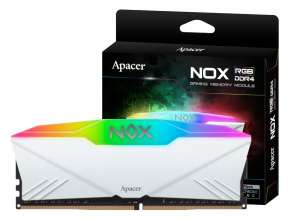 Ram Apacer NOX RGB White 8GB DDR4 3200MHz AH4U08G32C28YNWAA-1