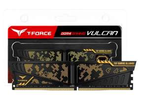 Memoria Ram Teamgroup Ddr4 8gb Vulcan Tuf (tltyd48g3200hc16c01) 3200 Mhz, Yellow - Black