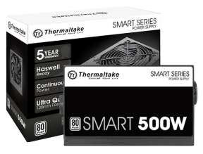 FUENTE THERMALTAKE 500W 80 PLUS, SMART ATX WHITE NO MODULAR NEGRO (PS-SPD-0500NPCWUS-W)