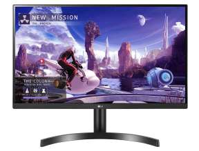 MONITOR LG 27 PULGADAS 27QN600, LED IPS, RESOLUCION 2560 X 1440, QHD, PUERTO 1 HDMI 1 DISPLAYPORT, SRGB >99% FRECUENCIA 75HZ, 5MS, 2K (27QN600)