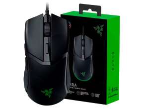 MOUSE RAZER COBRA GAMING, COBRA CHROMA RGB LIGHTWEIGHT, HASTA 8500 DPI CON RECEPTOR USB DISEÑO ERGONOMICO 8 BOTONES NEGRO ( RZ01-04650100-R3M1)