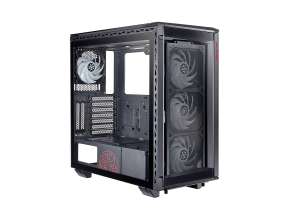 Case Xpg Battlecruiser Ii Black S/fuente (battlecruiseriist-bkcww) Panel De Vidrio, 4 Ventiladores, Led Argb, Negro