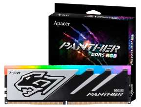 MEMORIA RAM APACER DDR5 32GB, FRECUENCIA 5200 MHZ, RGB, PANTHER DDR5, PARA PC DE ESCRITORIO ( AH5U32G52C5229BAA-1 )
