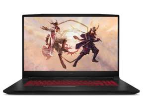 LAPTOP MSI KATANA GF76 GAMING CORE I7-11800H, SSD 512GB, RAM 16GB, 17.3" FHD 144HZ WIN10,  RTX 3050TI 4GB, BLACK BACKLIT KEYBOARD (GF76001)