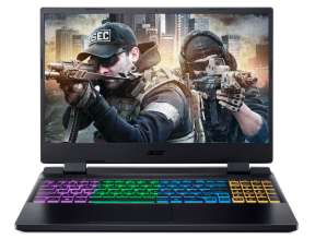 LAPTOP ACER NITRO 5 AN515-58-76ND GAMING CORE I7-12700H, 15.6" FHD, SSD 512GB, RAM 16GB, RTX 3060 6GB,165HZ,WIN11, SHALE BLACK, 12GEN. (NH.QHYAA.002)