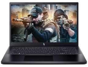 LAPTOP ACER NITRO 5 ANV15-51-75HE GAMING CORE I7-13620H, 15.6" FHD, SSD 1TB, RAM 16GB, RTX 4050 6GB, 144HZ, WIN11, BLACK, 13GEN. (NH.QN8AA.002)