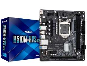 PLACA MADRE ASROCK H510M-HVS R2.0, OEM PARA PROCESADORES INTEL LGA 1200, 2 RANURAS DE MEMORIA DDR4 HASTA 64 GB BUSS 3200 MHZ, 10MA 11G.(90-MXBGT0-A0